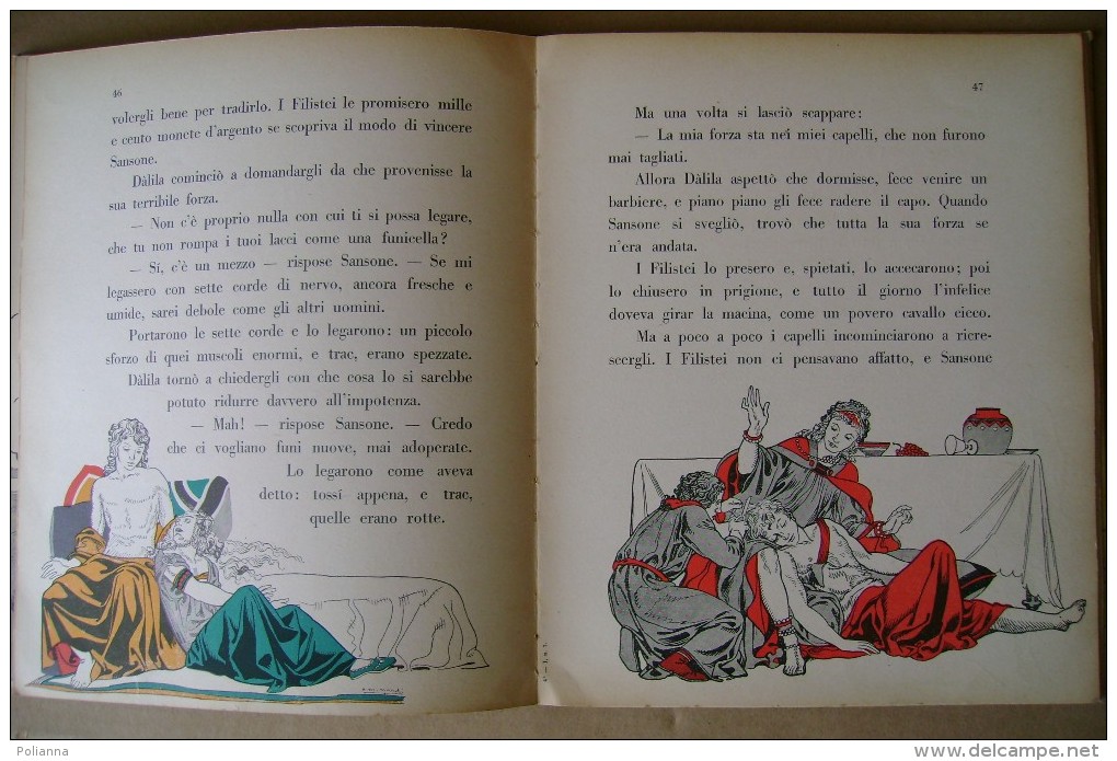 PCK/35 DAL LIBRO DI DIO Episodi Biblici  Scala D´Oro 1932/illustrati Da A.M.Nardi - Religione