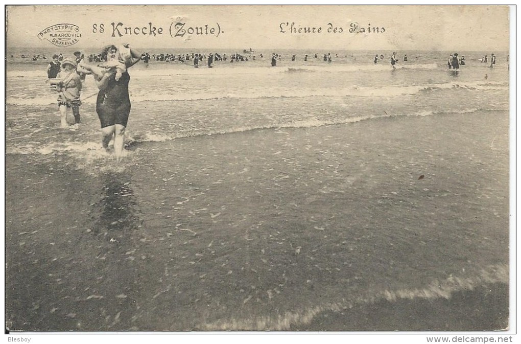 88 KNOCKE ZOUTE L'HEURE DES BAINS - Knokke