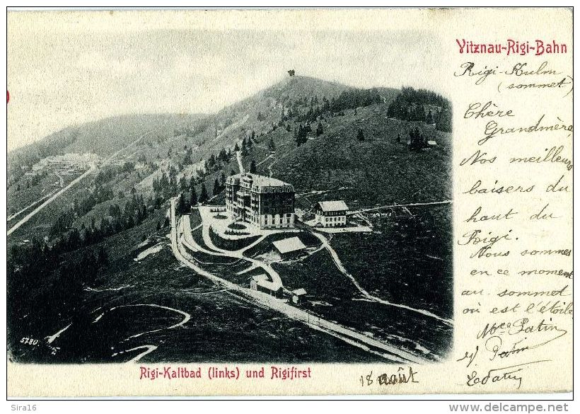 Rigi Kaltbad - Rigibahn + 1901  (21445) - Altri & Non Classificati