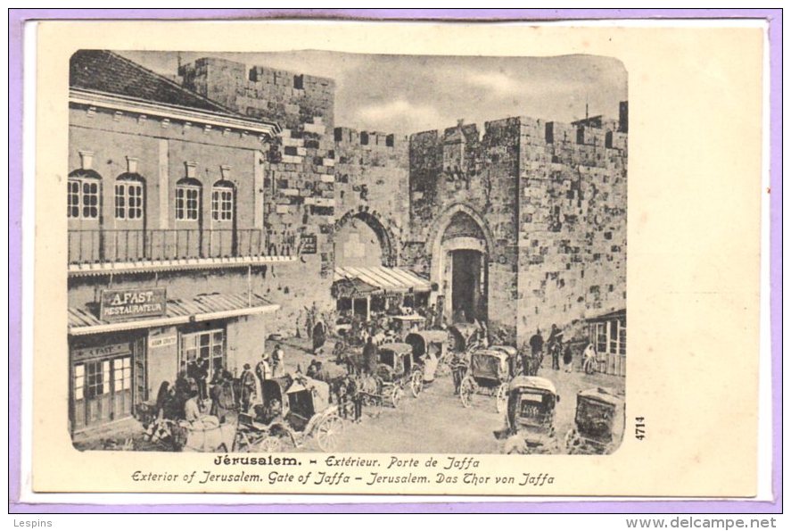 ISRAEL -- JERUSALEM -- Extérieur Porte De Jaffa - Israele