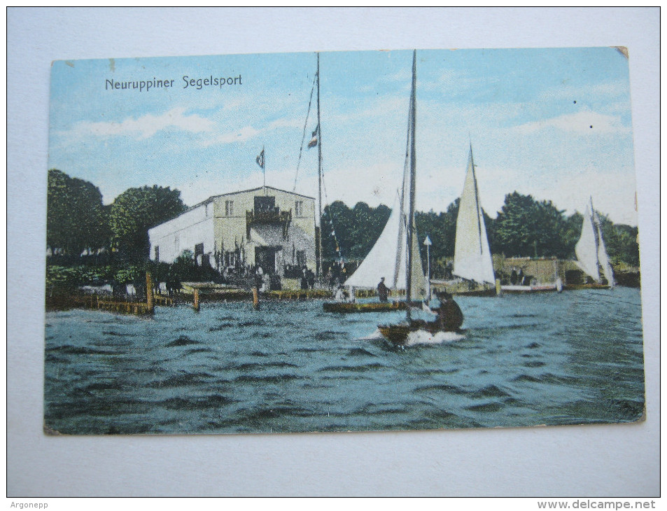 NEURUPPIN     ,  Schöne Karte  Mit Marke + Stempel  1915 - Neuruppin