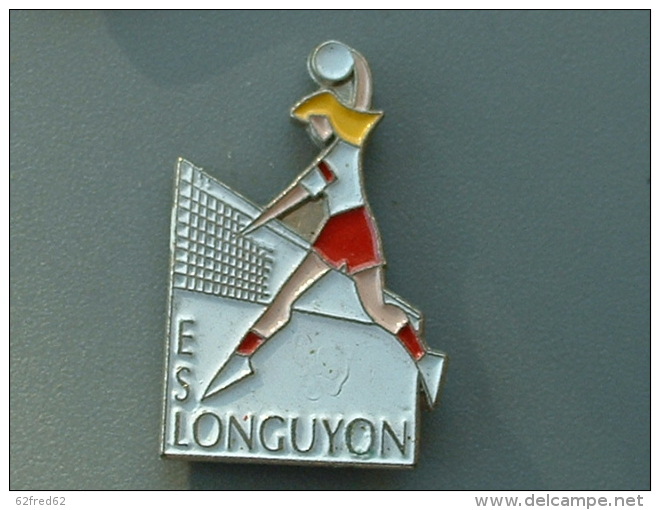 PIN´S VOLLEYBALL - E.S LONGUYON - FEMMININ - FEMME - Volleyball