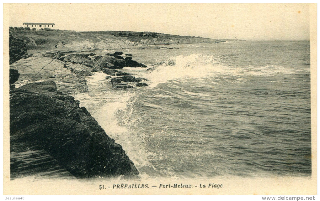 PRÉFAILLES - PORT MELEUX - LA PLAGE - Préfailles