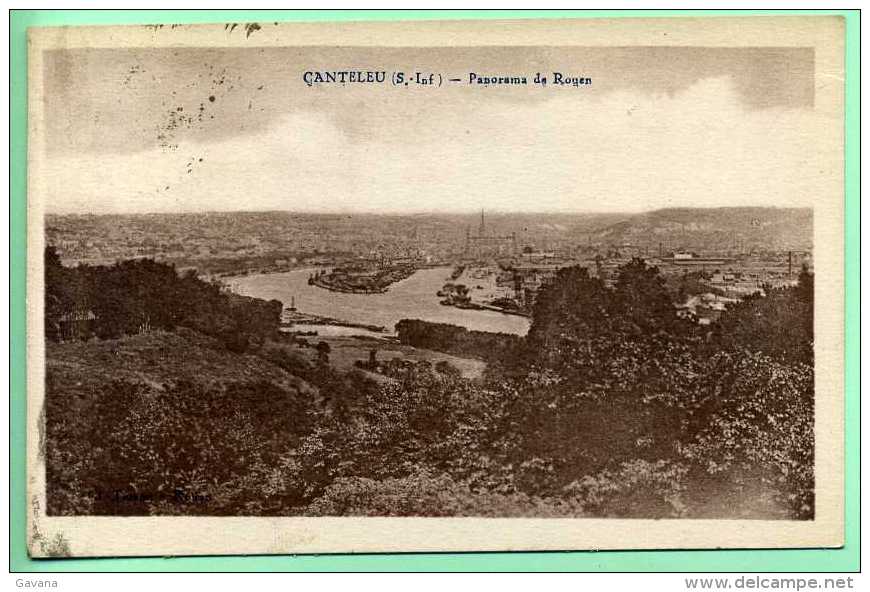 76 CANTELEU - Panorama De Rouen - Canteleu