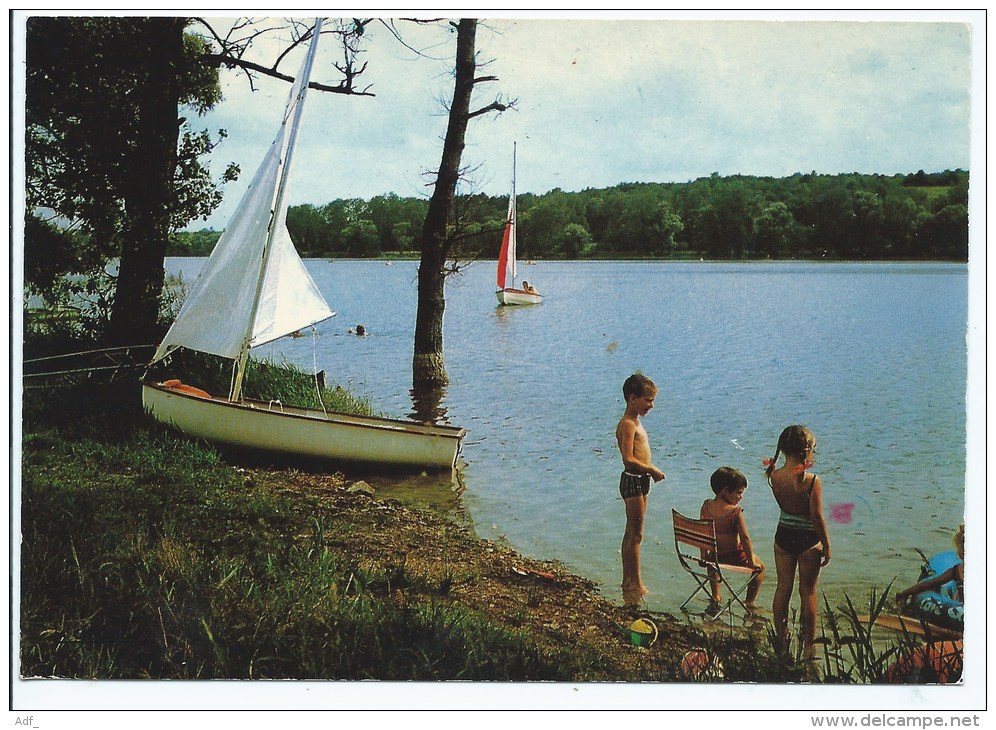 CP LE CHESNE, LE LAC DE BAIRON, Petite Animation, ARDENNES 08 - Le Chesne