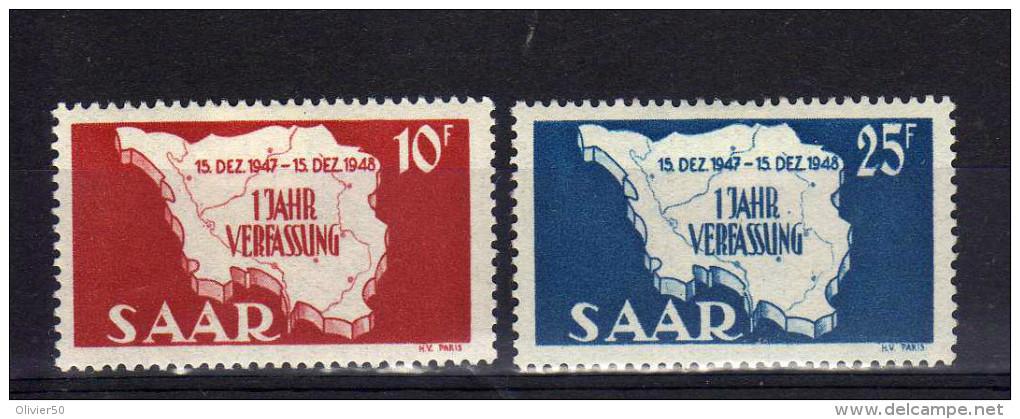 Sarre (1948)  -  "Constitution"  Neufs* - Neufs