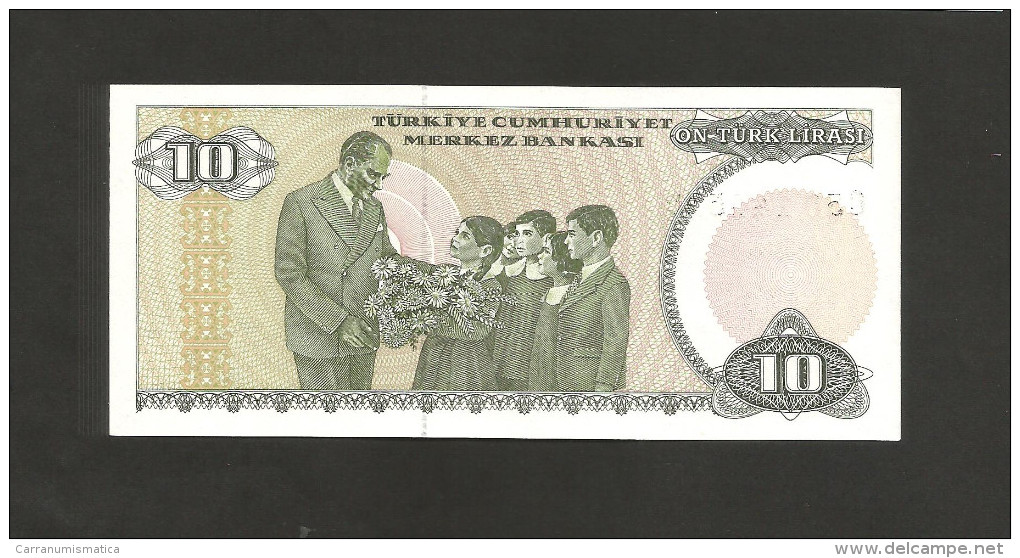 [NC] TURKEY - NATIONAL BANK - 10 LIRA (1970) - Turquia