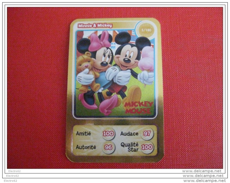 Carte AUCHAN Disney Minnie & Mickey  Mickey Mouse - Other & Unclassified