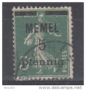 Duitse Rijk Gebied Memel 1920 Mi Nr 18 - Used Stamps