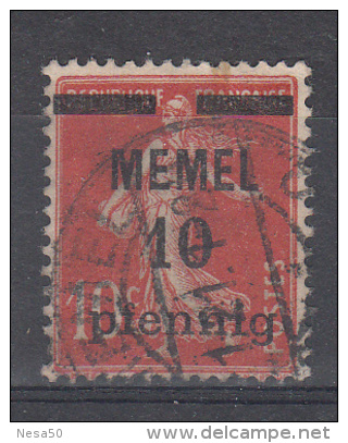 Duitse Rijk Gebied Memel 1920 Mi Nr 19 - Used Stamps