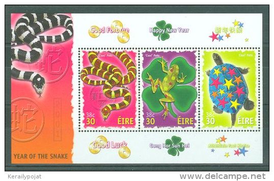 Ireland - 2001 Greetings Block MNH__(TH-8663) - Hojas Y Bloques