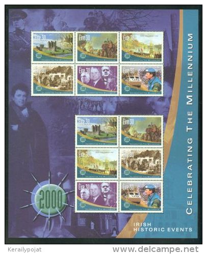 Ireland - 2000 Millennium II Kleinbogen MNH__(THB-2620) - Blocks & Sheetlets