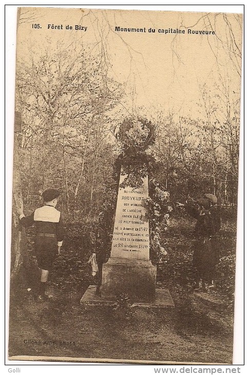 Vernon- Forêt De Bizy- Monument Du Capitaine Rouveure - Vernon