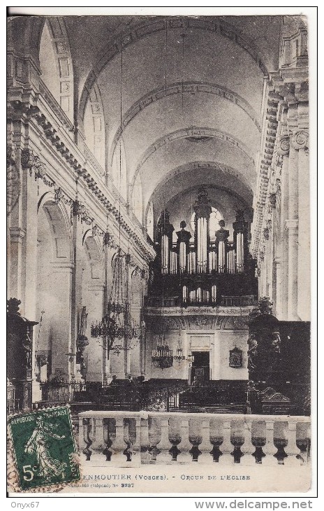 MOYENMOUTIER (Vosges) Intérieur De L'Eglise-ORGUES-ORGUE-ORGEL-ORGAN-INSTRUMENT-MUSIQUE  - VOIR 2 SCANS - - Autres & Non Classés