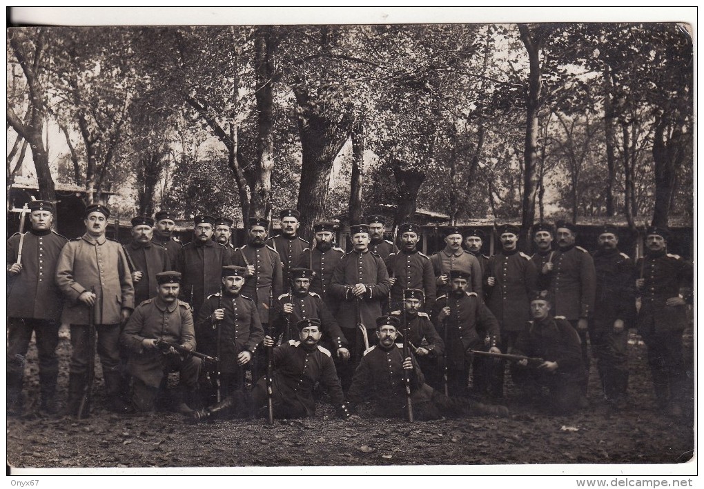 Carte Postale Photo Militaire Allemand -MAGDEBURG (Allemagne) Regiment N° 4 En 1914-Krieg - VOIR 2 SCANS - - Magdeburg