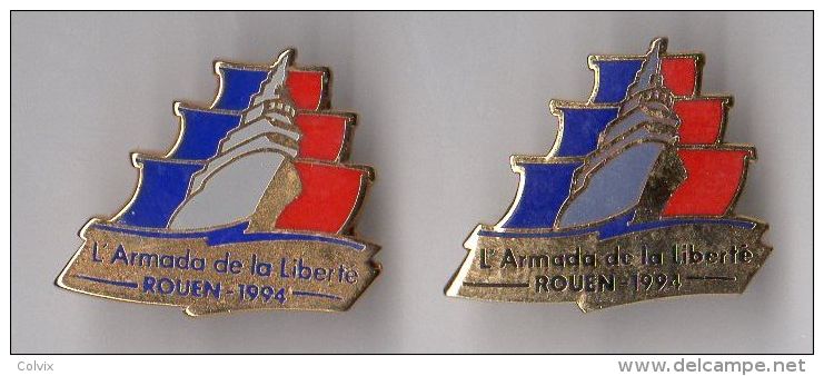 LOT 2 PIN´S VOILE L´ARMADA DE LA LIBERTE ROUEN 1994 - Segeln