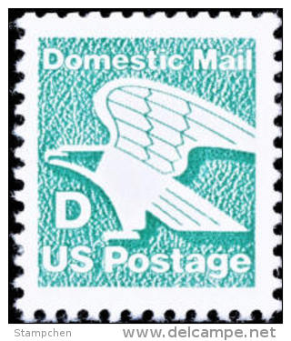 1985 USA (22c) Rate Change D - Eagle Stamp Sc#2111 Post - Aigles & Rapaces Diurnes