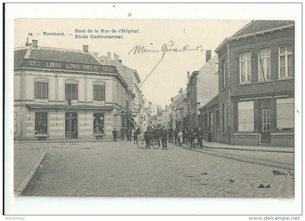 Turnhout -  Einde Gasthuisstraat - 1915 - Turnhout