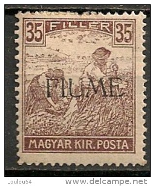 Timbres - Italie - 2 ème Guerre Mond. (Italie) - Fiume - 1918 - 35 Filler - - Fiume & Kupa