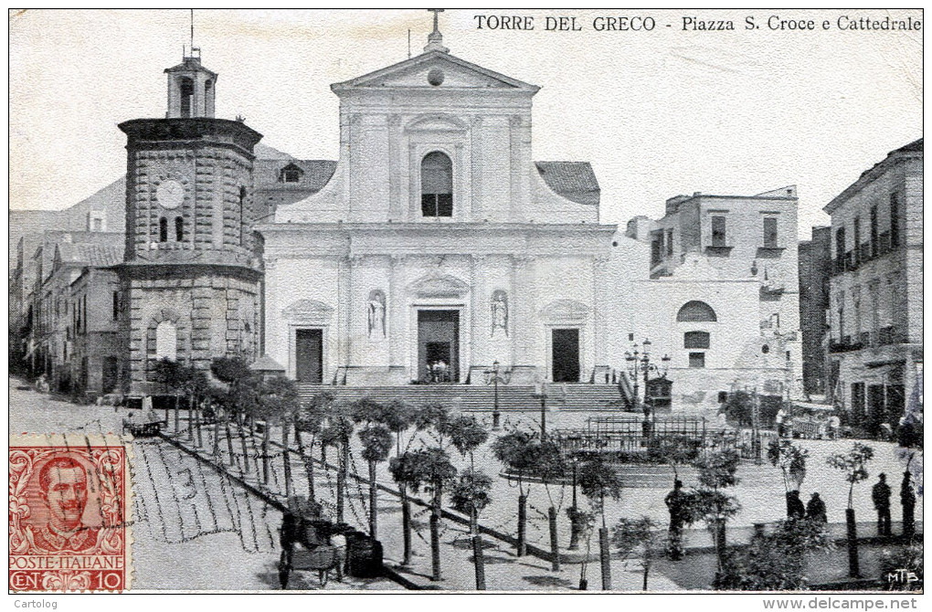 Torre Del Greco. Piazza S. Croce E Cattedrale - Torre Del Greco