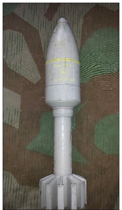 Grenade A Fusil Française 53mm Fumigène - Armes Neutralisées