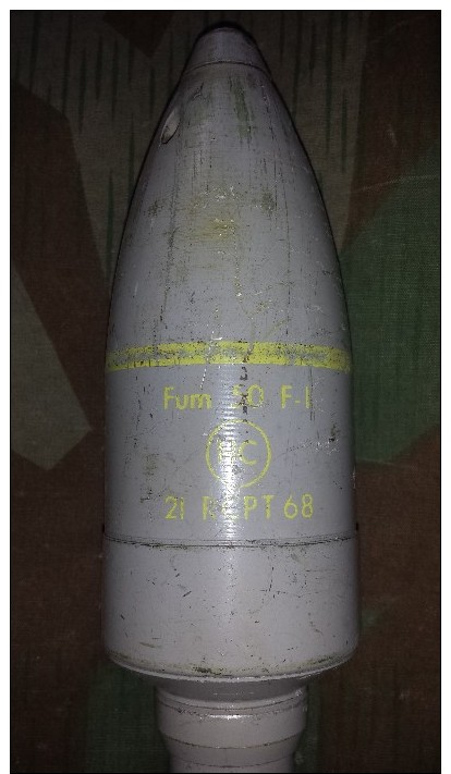 Grenade A Fusil Française 53mm Fumigène - Armes Neutralisées