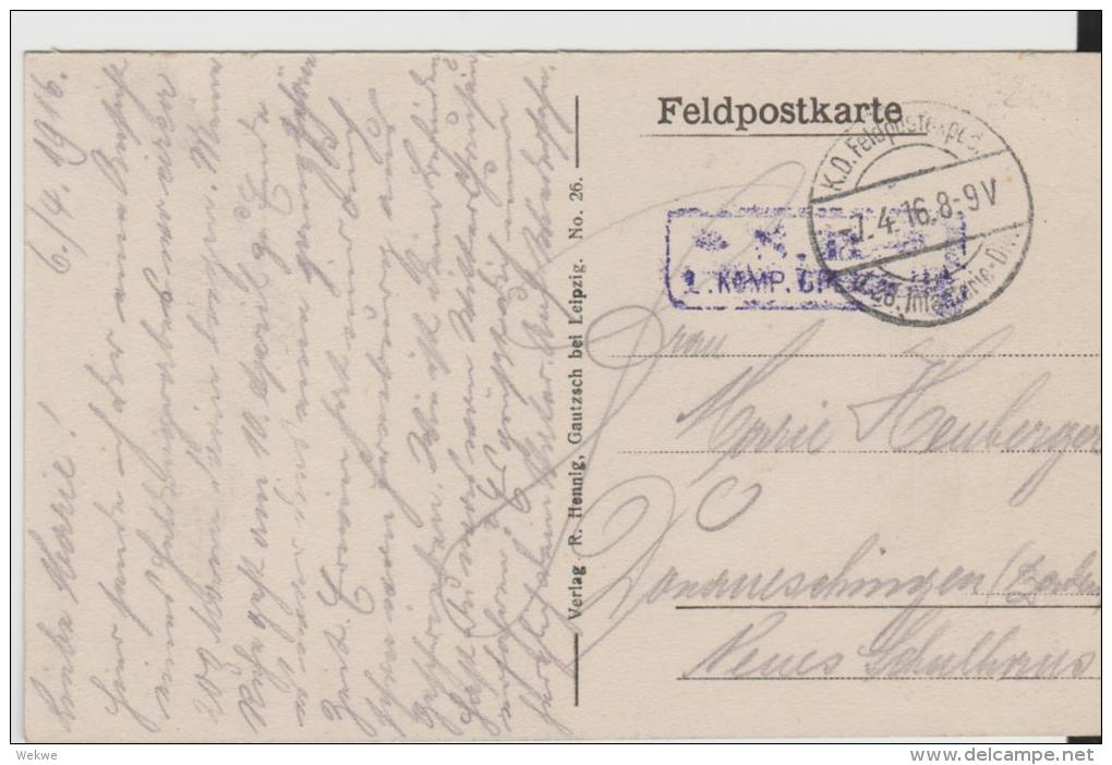 FS559/ Vouziers, Heldengrab 1915 - Champagne - Ardenne