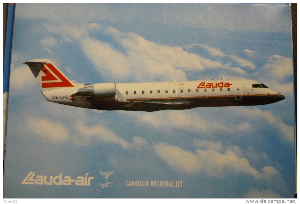 07AIRLINES ISSUE / CARTE COMPAGNIE       LAUDA AIR   CRJ - 1946-....: Moderne