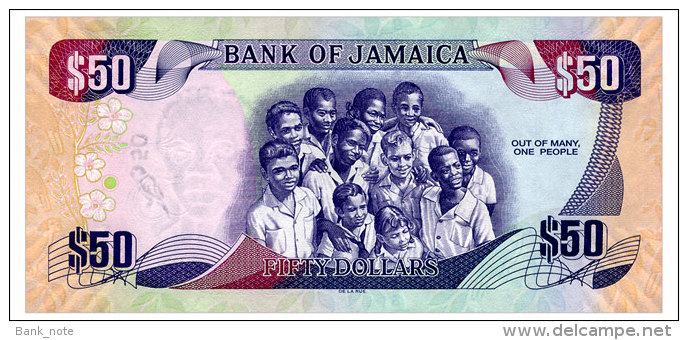 JAMAICA 50 DOLLARS 2012 COMMEMORATIVE Pick 89 Unc - Jamaica