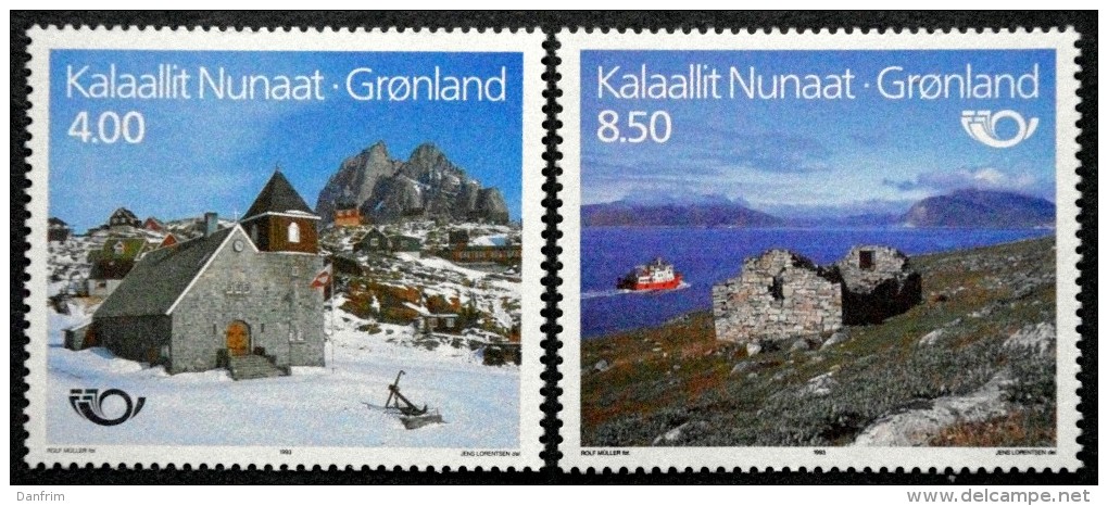 Grönland 1993 NORDEN   MiNr.234-35  MNH (**)  ( Lot  F 1998 ) - Neufs