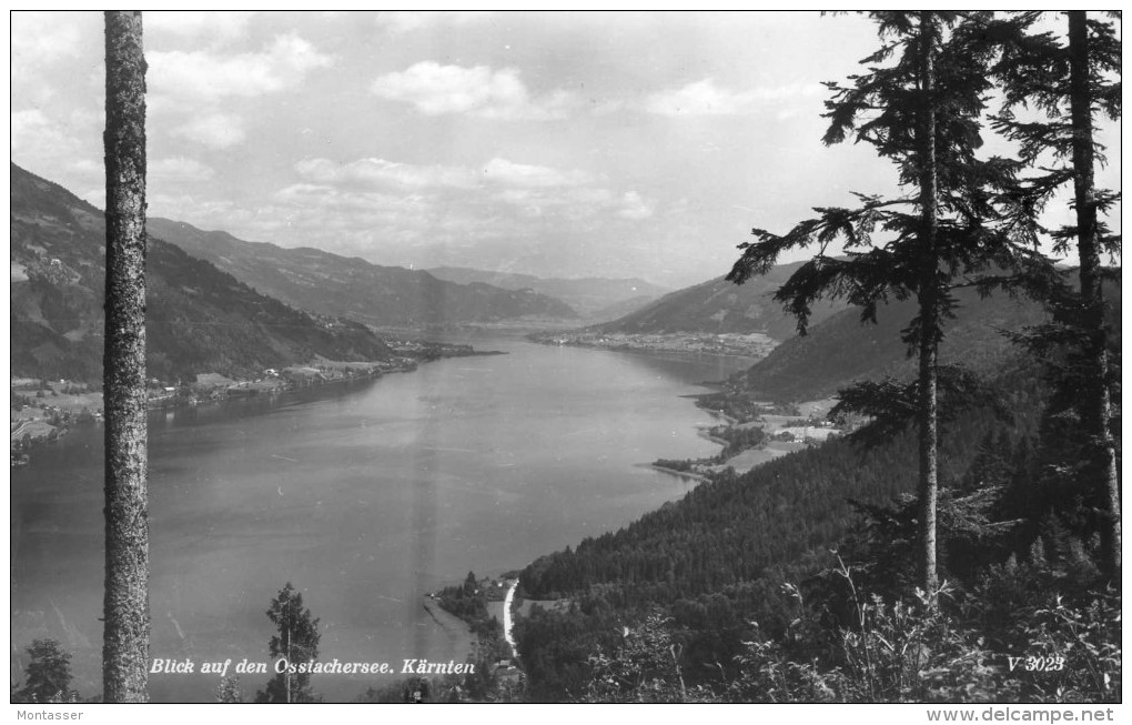 VILLACH. Panorama Dell' Ossiachersee. Vg. C/fr. Per GORIZIA 1957. - Ossiachersee-Orte