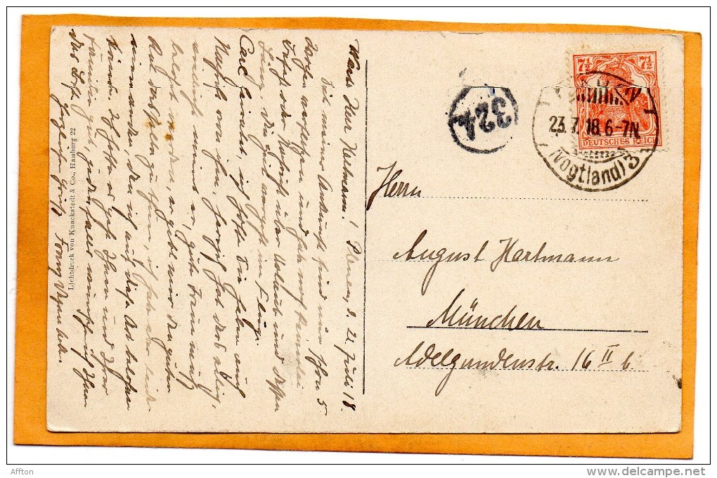 Plauen I V 1918 Postcard - Plauen