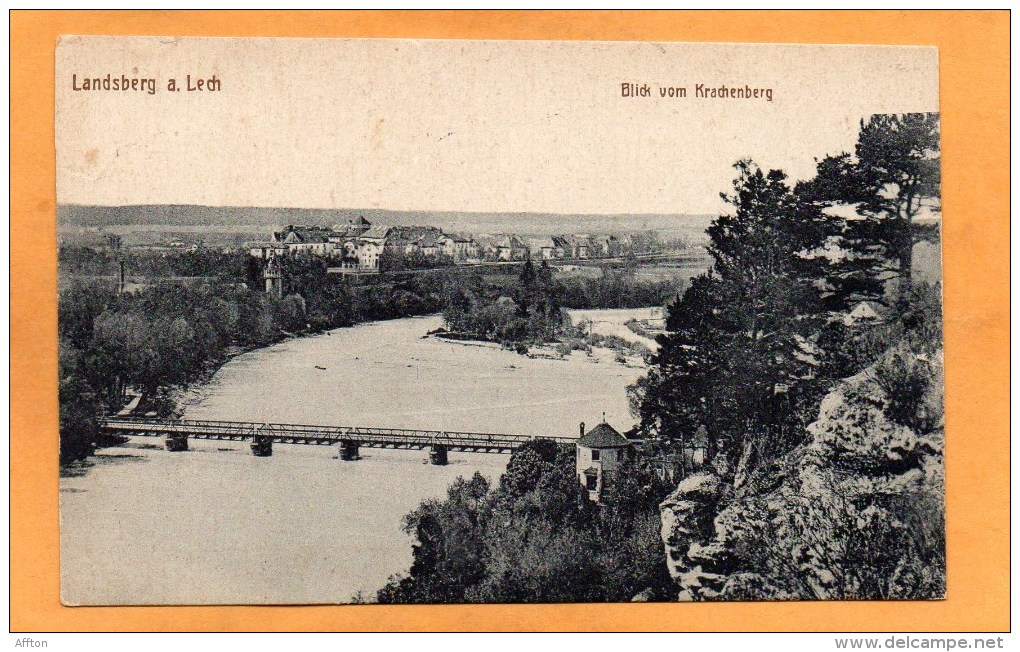 Landsberg Am Lech 1919 Postcard - Landsberg