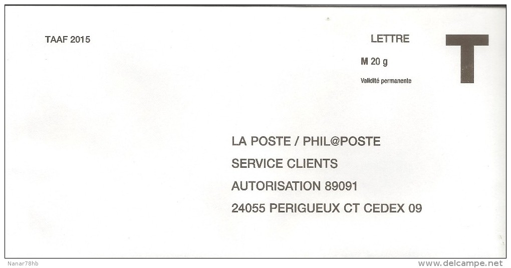 Enveloppe Réponse Pour La Poste/Philaposte (validité Permanente 20g) - Cartes/Enveloppes Réponse T