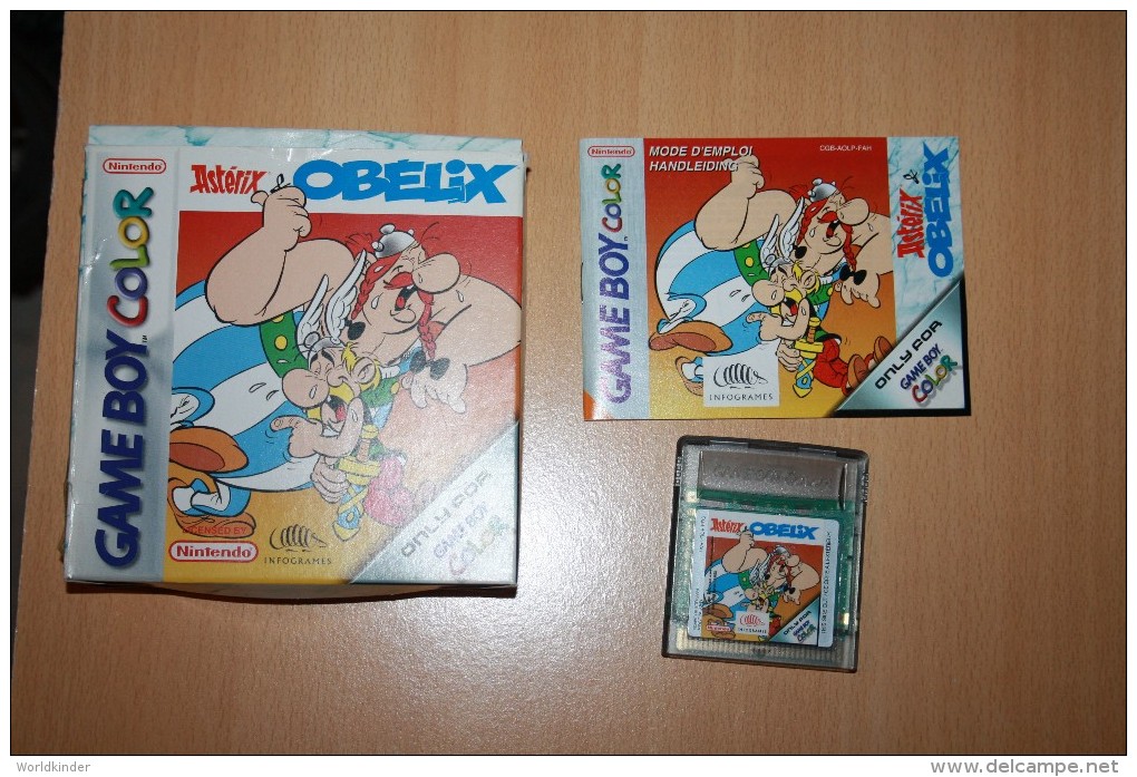 JEU GAME BOY COLOR ASTERIX ET OBELIX COMPLET - Nintendo Game Boy