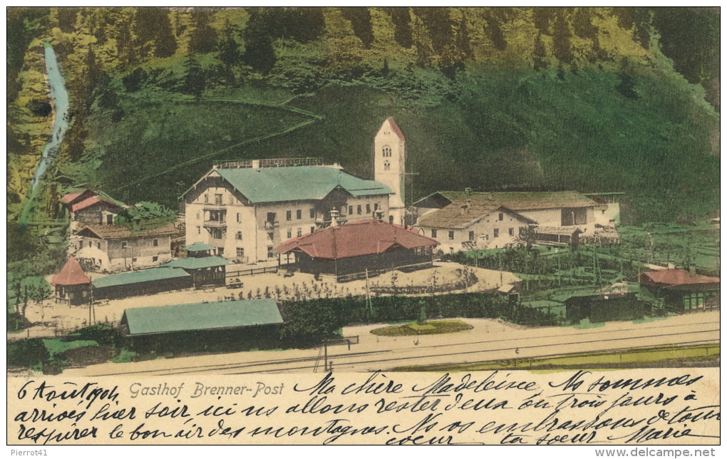 AUTRICHE - Gasthof BRENNER POST (1904) - Matrei Am Brenner