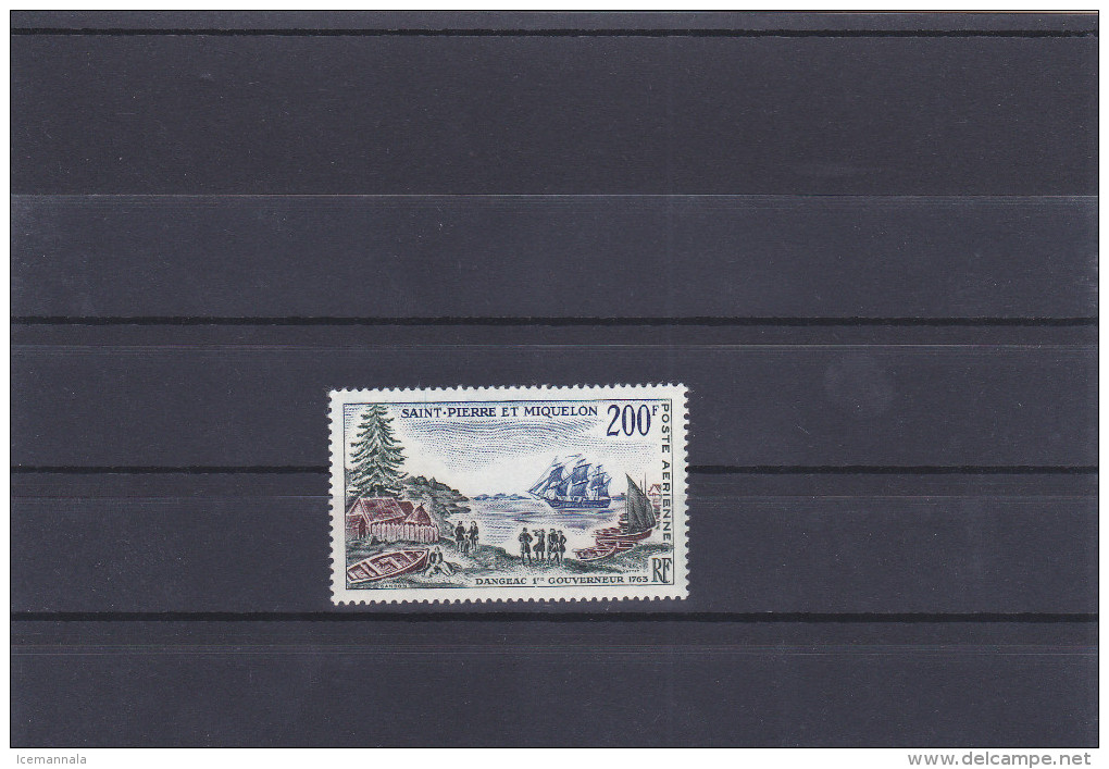 ST PEDRO Y MIQUELON  YVERT  AEREO    30  MH  * - Unused Stamps