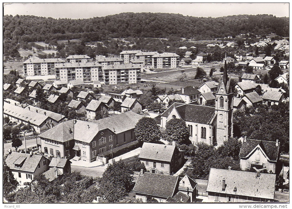 Cpsm Valentigney, Vue D'avion, - Valentigney