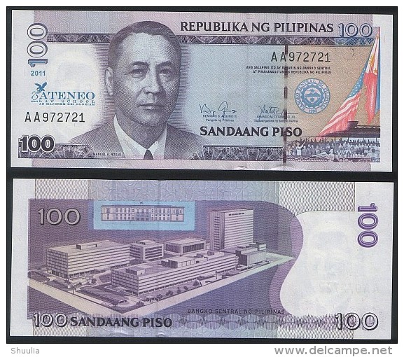 Philipines 100 Piso 2011 Pick New UNC Ateneo - Philippines