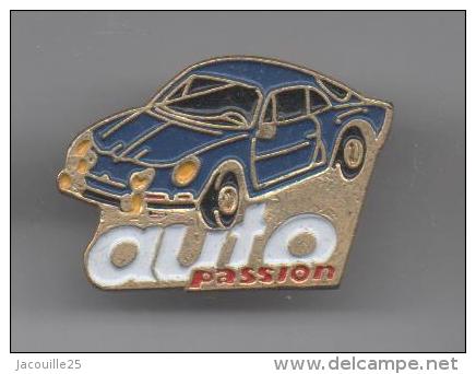 PINS PIN´S AUTO RALLYE  RENAULT ALPINE  BERLINETTE AUTO PASSION - Renault