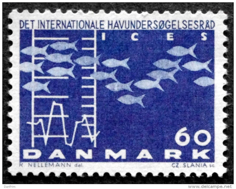 Denmark 1964 Sea Investigative Council Conference In Copenhagen   Minr.423y  MNH   (**) Cz.Slania   ( Lot L 2652  ) - Unused Stamps
