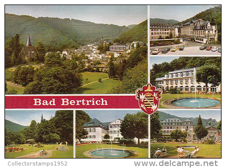 6942- POSTCARD, BAD BERTRICH- SPA TOWN, PANORAMA, HOTEL, SANATORIUM, PARK - Bad Bertrich