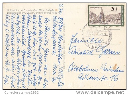 6949- POSTCARD, OBERSTAUFEN- SPA TOWN, PANORAMA, MOUNTAINS - Oberstaufen