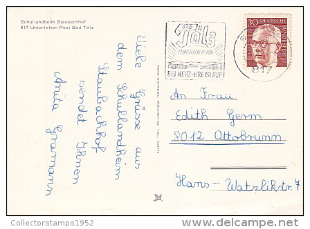 6966- POSTCARD, BAD TOLZ- SPA TOWN, VILLAGE SCHOOL - Bad Tölz