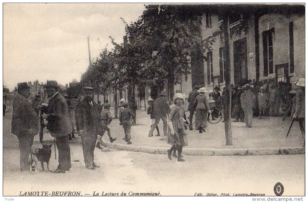 LAMOTTE-BEUVRON LA LECTURE DU COMMUNIQUE - Lamotte Beuvron