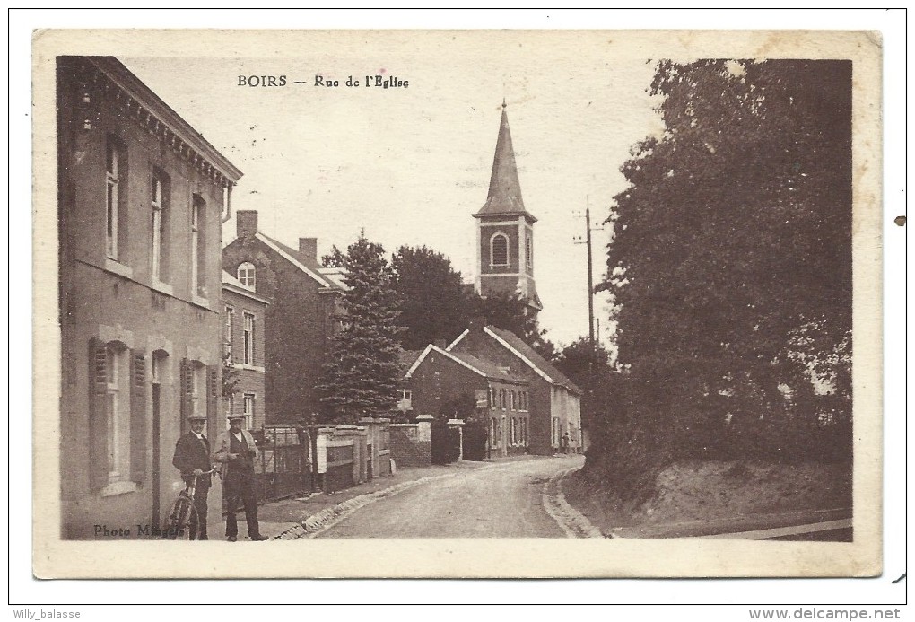 Carte Postale - BOIRS - Rue De L'Eglise - CPA  // - Bassenge