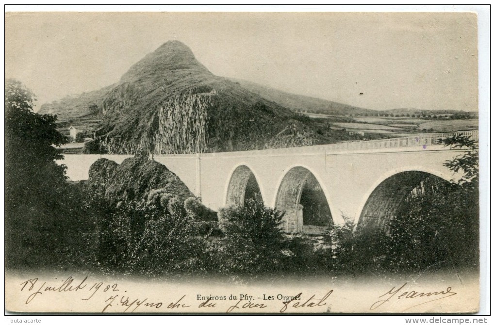 CPA 43 ENVIRONS DU PUY LES ORGUES 1902 - Le Puy En Velay