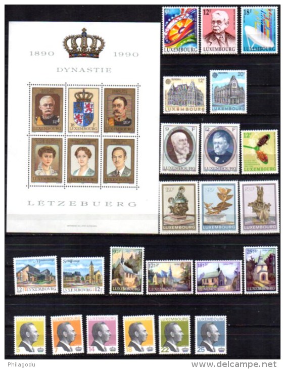 Séries Et Dépareillés Neufs,  Entre 1190 Et 1465**, Cote 145 €, - Used Stamps