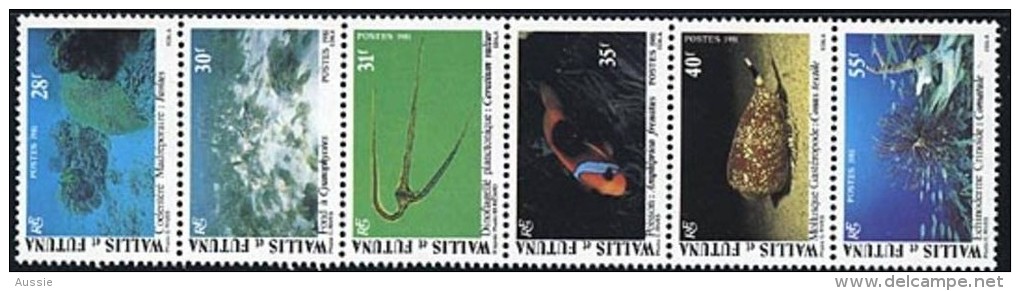 Wallis Et Futuna 1981 Yvertn° 267-72 *** MNH Cote 11 Euro Faune Et Flore - Neufs