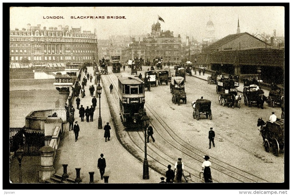 Cpa D' Angleterre London Blackfriars Bridge   AO39 - Autres & Non Classés